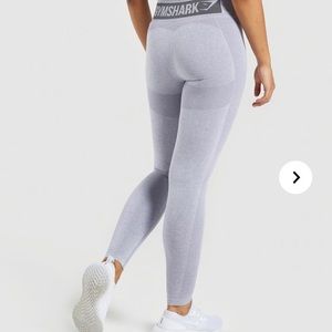 Gym shark high waisted flex leggings (blue/grey)